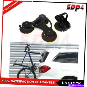 [tLA 1Zbgjo[ToCN[tbNzJbv]ԉナALAbNUSA 1 Set Universal Bike Roof Rack Suction Cup Bicycle Rooftop Rear Carrier Rack USA