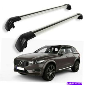 ルーフキャリア 2* 2015-2017のルーフラックキャリアボルボXC60＆ポルシェクロスバー荷物貨物 2* Roof Rack Carrier For 2015-2017 Volvo XC60 & Porsche Cross Bar Luggage Cargo