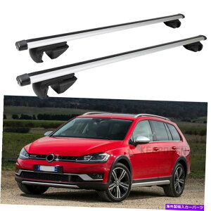 [tLA VWStSpI[gbN[tbNNXo[A~QbWJ[SLA For VW Golf Wagon Alltrack Roof Rack Cross Bar Aluminium Luggage Cargo Carrier