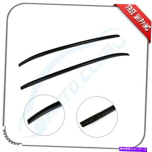 [tLA g^RAV4̃[tTCh[ubN2PC 2019 2020[tbNLAUSXgbN Roof Side Rail Black 2Pcs For Toyota RAV4 2019 2020 Roof Rack Carrier US Stock