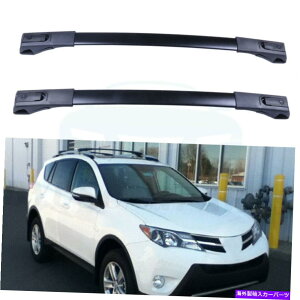 [tLA 2013-2018̃[tbNNXo[g^RAV4 2.5LubNJ[וLA Roof Rack Cross Bar For 2013-2018 Toyota RAV4 2.5L Black Car Luggage Carrier
