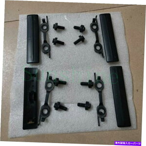 [tLA g^RAV41Set 2014-19ubN[tbN[וTChJo[g 1set For Toyota RAV4 2014-19 Black Roof Rack Rail Luggage Side Cover Replac Trim