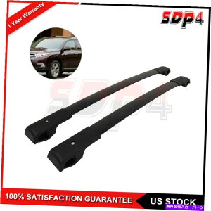 [tLA 18-20tHNX[QeBOAJ[SNXo[̃A~jEgbv[tbNZbgNXo[ Aluminum Top Roof Rack Set Crossbars For 18-20 Volkswagen Tiguan Cargo Cross Bar