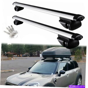 [tLA 48C`̃[tbNNXo[~jN[p[Nu}pוLAVo[02-2022 48h Roof Rack Cross Bars Luggage Carrier Silver For Mini Cooper Clubman 02-2022