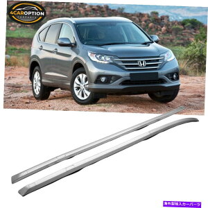 [tLA 12-16z_CRV CR-V OEt@Ng[X^C[tbNTCh[o[Vo[ Fits 12-16 Honda CRV CR-V OE Factory Style Roof Rack Side Rail Bars Silver
