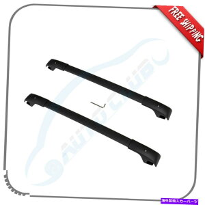 [tLA 2014-2019W[v`FL[[tbNNXo[ubN[A~LAɓKĂ܂ Fit For 2014-2019 JEEP CHEROKEE Roof Rack Cross Bar Black Rails Aluminum Carrier