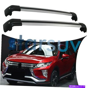 ���[�t�L�����A 2 PCS Mitsubishi Eclipse Cross 2018-2022���[�t���b�N���[���p�̐V�����V���o�[�N���X�o�[ 2 PCS New Silver Cross Bar for Mitsubishi Eclipse Cross 2018-2022 Roof Rack Rail