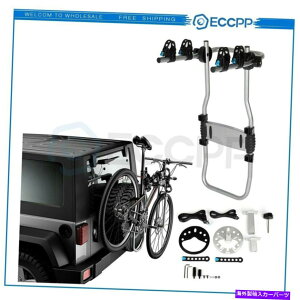 [tLA i̎Ԃ̉̃A]ԃLAbN2]ԃXyA^CɎtꂽ] High-quality Car Roof rear Bicycle Carrier Rack two Bike Spare tire-mounted bike