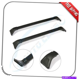 [tLA 2017-2019}c_CX-5 CX5[tbNNXo[ubN[A~jEUSXgbN Fits 2017-2019 Mazda CX-5 CX5 Roof Rack Cross Bars Black Rails Aluminum US Stock