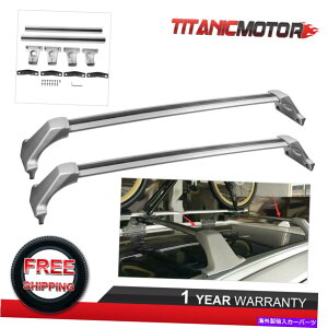 [tLA 2017-2020̃A~jEݕLA[tbNNXo[LbgLfbNXT5 Aluminum Cargo Carrier Roof Rack Crossbars Kit For 2017-2020 Cadillac XT5