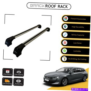 [tLA vW[508 SW ESTATE 2011̃ubN[tbNוLA -  BRACK Roof Rack Luggage Carrier For Peugeot 508 Sw Estate 2011 - Up Silver