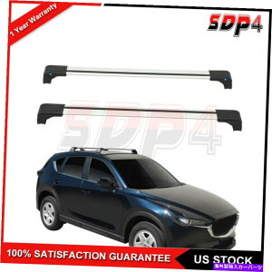 [tLA 2x[tbNNXo[וLAAlu SilverZbg}c_CX-5 2013-2017 2x Roof Rack Cross Bars Luggage Carrier Alu Silver Set For Mazda CX-5 2013-2017