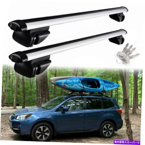 [tLA 48 "gbv[tbNNXo[ݕוLAXotHX^[2012-2022 48" Top Roof Rack Cross Bar Cargo Luggage Carrier For Subaru Forester 2012-2022
