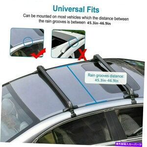 [tLA [tbNNXo[[tTCh[̂ȂقƂǂ̎ԗpɒ\ Roof Rack Cross Bar Universal Adjustable For Most Vehicle Without Roof Side Rail