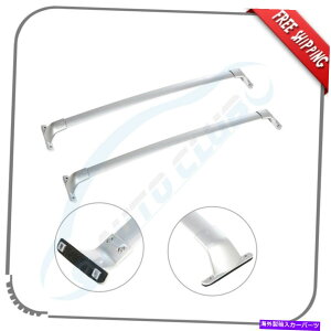 [tLA 2014-2018 INFINITI QX60 JX35[tbNNXo[Vo[A~jE2o[ Fits 2014-2018 Infiniti QX60 JX35 Roof Rack Cross Bars Silver Aluminum 2-Bar
