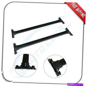 [tLA 2010-2015 Lexus RX350 RX450H[tbNNX2o[וLAubN Fits 2010-2015 Lexus RX350 RX450H Roof Rack Cross 2 Bar Baggage Carrier Black
