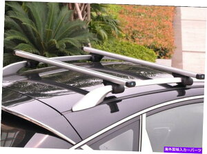 ���[�t�L�����A 48 "�Ԃ̃��j�o�[�T���g�b�v���[�t���b�N�N���X�o�[�ו��ו��L�����A���[���A���~�j�E�� 48" Car Universal Top Roof Rack Cross Bar Luggage Cargo Carrier Rails Aluminum