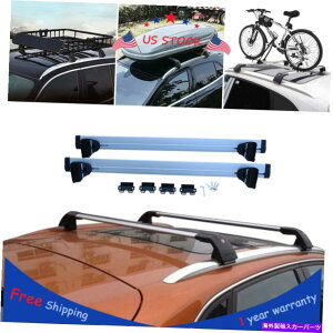 [tLA 2007-2014 2015 Audi Q7 4L[tbNNXo[וLAVo[Zbgč For 2007-2014 2015 Audi Q7 4L Roof Rack Cross Bars Luggage Carrier Silver Set US