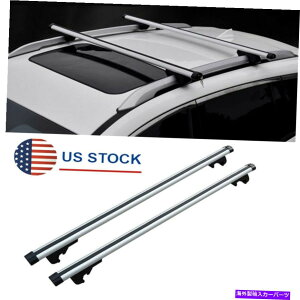 [tLA 50 "J[[tbNݕLAgbvוNXo[jo[T{fBLbgUSA 50" Car Roof Rack Cargo Carrier Top Luggage Cross Bar Universal Body Kit USA
