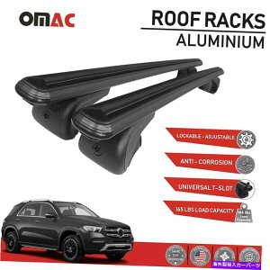 [tLA ZfXGLENXW167 2020-2022ubN[tbNNXo[וLAɓK Fits Mercedes GLE Class W167 2020-2022 Black Roof Rack Cross Bar Luggage Carrier