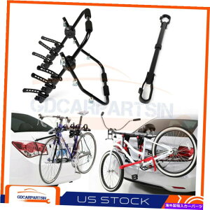 [tLA gbvqb`[tbN]Ԏ]ԃbN + 4oCNp̒\ȃ`[utA_v^[ Top Hitch Roof Rack Bicycle Bike Rack + Adjustable Tube Fram Adapter For 4-Bikes