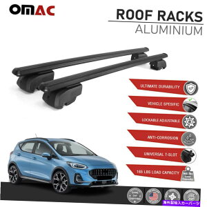 [tLA tH[htBGX^ANeBu5 DR 2017-2022NXo[LAubÑ[t[bN Roof Rail Rack For Ford Fiesta Active 5 Dr 2017-2022 Cross Bars Carrier Black