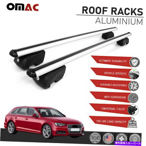 [tLA [t[bNALUNXo[AEfBA4 B9 AVANT 2017-2022pוLA Roof Rail Rack Alu Cross Bars Luggage Carrier For Audi A4 B9 Avant 2017-2022