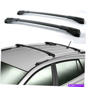 [tLA 1yAubNA[tbNNXo[gbv[L[13-17g^RAV4 1 Pair Black Al Roof Rack Cross Bars Top Rail Carries For 13-17 Toyota RAV4
