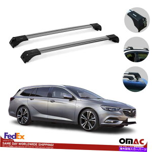 [tLA [tbNNXo[וLAVo[ZbgIyL2009-2017 Roof Rack Cross Bars Luggage Carrier Silver Set for Opel Insignia 2009-2017