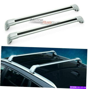 [tLA {{XC902x 2015-2020Vo[bN\ȃNXo[[tbN[NXo[ 2x For Volvo XC90 2015-2020 Silver Lockable Cross Bars Roof Rack Rails Crossbar