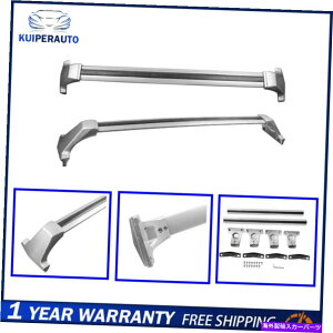 [tLA 2017N2020Nɂ2x[tbNNXo[pbP[WLAA~jEXT5 2X Roof Rack Cross Bars Package Carrier Aluminum For 2017- 2020 Cadillac XT5