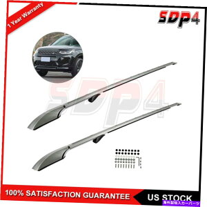 ���[�t�L�����A 2005�N����2016�N�̃����h���[�o�[�f�B�X�J�o���[LR3 LR4�ו��̃V���o�[2x���b�N���[�t�T�C�h���[�� Silver 2x Rack Roof Side Rail For 2005-2016 Land Rover Discovery LR3 LR4 Luggage�y���s�A���i�z