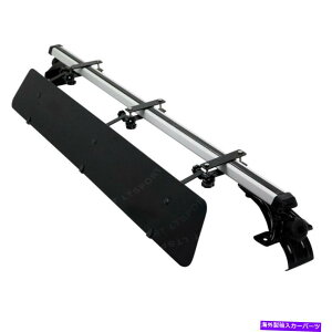 ���[�t�L�����A ���[�t���b�N�g�b�v48 "�N���X�o�[ +���t�F�A�����O�t�B�b�g�A�L�����A�E�f�BBMW�r���C�b�N�L���f���b�N Roof Rack Top 48" Cross Bars +Wind Fairing Fit Acura Audi BMW Buick Cadillac.etc