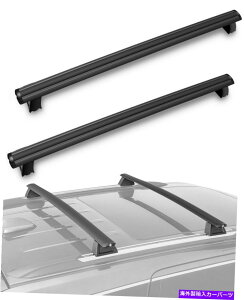 [tLA 2011N2020ÑW[vOh`FL[ubNtgA[tgbvbNNXo[J[ For 2011-2020 Jeep Grand Cherokee Black Front & Rear Roof Top Rack Cross Bar Car