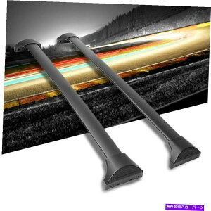 [tLA 16-20pCbgp̃{gI}bgubN[tbNו/ݕ[NXo[o[ Bolt-On Matte Black Roof Rack Luggage/Cargo Rail Crossbar Bar For 16-20 Pilot