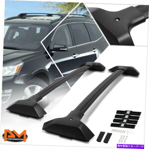 [tLA 09-17̃V{[go[XOEX^CA~jE[tbNNXo[o[W[ubN For 09-17 Chevy Traverse OE Style Aluminum Roof Rack Crossbar Baggage Rail Black