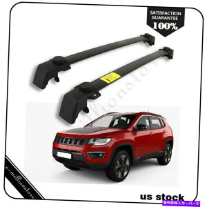 [tLA 2PCS[tJ[SbNNXo[́AW[vRpXp̃_[[2011-2016 2Pcs Roof Cargo Racks Cross Bars Ladder Rails Set For Jeep Compass 2011-2016