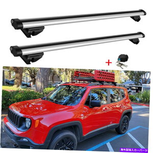 [tLA W[vlQ[h04-22J[[tbN[NXo[ווݕ^ For Jeep Renegade 04-22 Car Roof Rack Rail Crossbars Luggage Cargo Bike Carrier