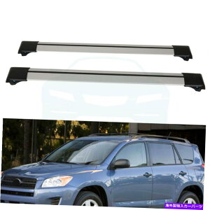 [tLA 2013-2018 TOYOTA RAV4 2.5L[tbNubNQbWNXo[ݕA~jE For 2013-2018 Toyota RAV4 2.5L Roof Rack Black Luggage Cross Bar cargo Aluminum