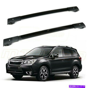 [tLA 2013N99tHX^[tgA[tbNNXo[A~jEi For 09-2013 Subaru Forester Front Rear Roof Rack Cross Bar Aluminum High Quality