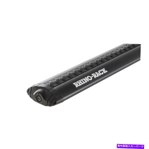 ���[�t�L�����A Rhino-rack va118b���j�o�[�T���u���b�N�{���e�b�N�X46 "�G���h�L���b�v��VGS�X�g���b�v�t�����[�h�o�[ Rhino-Rack VA118B Universal Black Vortex 46" Load Bar with End Caps & VGS Strip