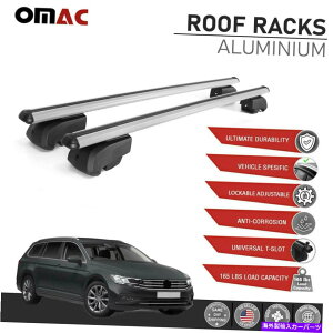 [tLA [t[bNNXo[וLAALU for VWpTbgB8oAg2015-2019 Roof Rail Rack Cross Bars Luggage Carrier Alu For VW Passat B8 Variant 2015-2019