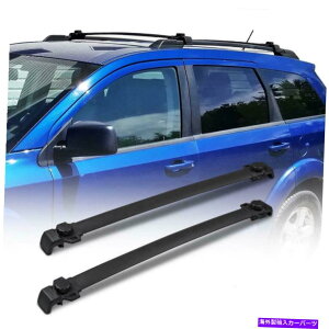[tLA 2009-2018 Dodge Journey Aluminium US2PCSϋv̂ԃ[tbNNXo[ 2PCS Durable Car Roof Rack Cross Bar For 2009-2018 Dodge Journey Aluminum US
