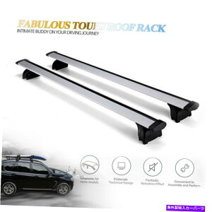 [tLA AEfBQ7 Q3 Q5 BMW X1 X5ԃ[tbNNXo[gbvtbV[ݕLAp For Audi Q7 Q3 Q5 BMW X1 X5 Car Roof Rack Cross Bar Top Flush Rail Cargo Carrier