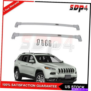 [tLA W[vOh`FL[̃Vo[[tbNZbgNXo[2011-2021וݕ Silver Roof Rack Set Cross Bar For Jeep Grand Cherokee 2011-2021 Luggage Cargo