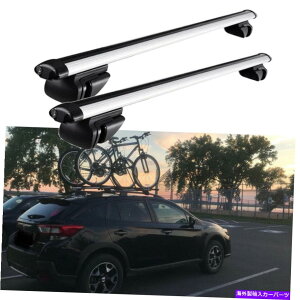 [tLA XoNXgbN48 "J[gbv[tbNNXo[וݕLA150kg For Subaru Crosstrek 48" Car Top Roof Rack Cross Bar Luggage Cargo Carrier 150KG
