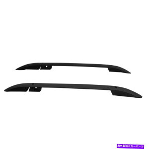 [tLA tHNX[QA}bN2010ɍ悤ɐݒ肳ꂽA~jE[tbN[TCho[ Black Aluminium Roof Rack Rails Side Bars Set To Fit Volkswagen Amarok 2010