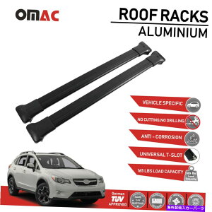 [tLA [tbNNXo[וLAubNXoXV CrossTrek 2013-2017 Roof Racks Cross Bars Luggage Carrier Black for Subaru XV Crosstrek 2013-2017
