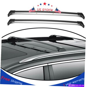 ルーフキャリア 新しい2 PCSルーフラックレールクロスバー荷物キャリアクロスバー用14-18 ACURA MDX New 2 Pcs Roof Rack Rail Cross Bar Luggage Carrier Crossbars For 14-18 ACURA MDX
