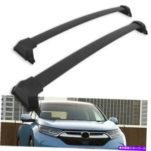 [tLA 2017-2019̃yANXo[z_CRVLAubN[tbNו[ Pair Cross Bars For 2017-2019 Honda CRV Carrier Black Roof Rack Baggage Rail